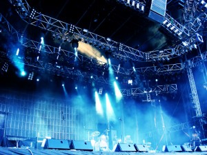 Empty Stage Before A Concert
